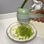 Four In One Electric Vegetable Cutter Garlic Grinder Kitchen Slicer