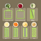 Multifunctional Vegetable Cutter Slicer Dicer Grater