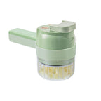 Four In One Electric Vegetable Cutter Garlic Grinder Kitchen Slicer